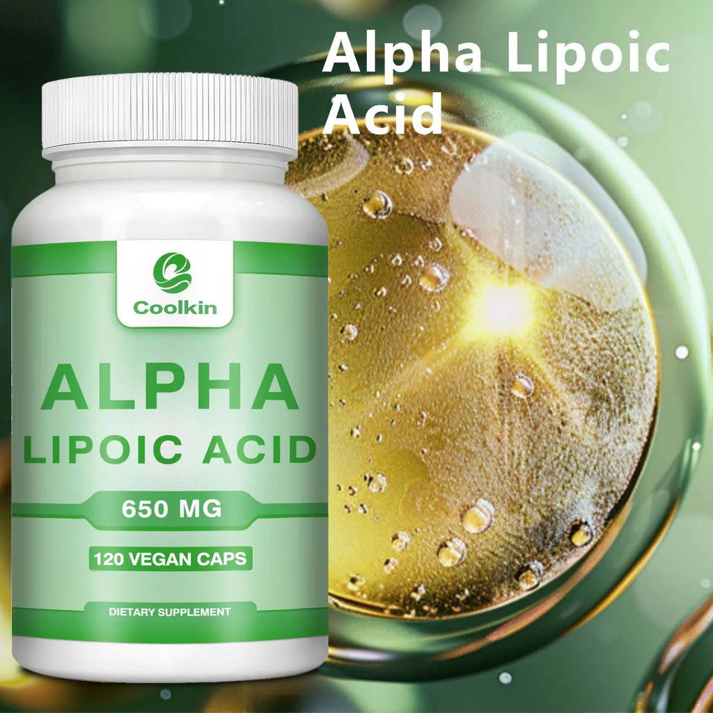 Alpha Lipoic Acid - ALA Supplement for Nerve, Energy and Metabolism Support, Antioxidant - 120 Capsules