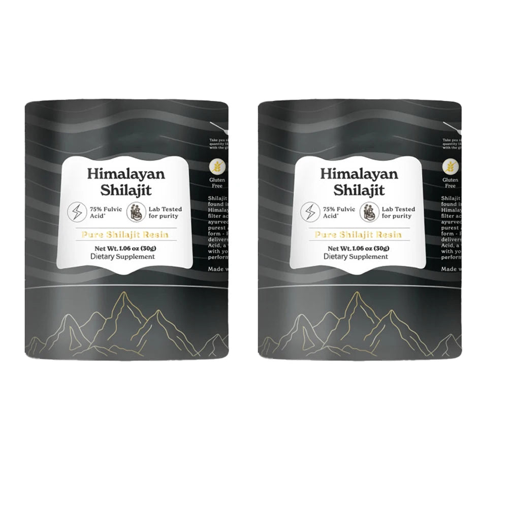 Himalayan Shilajit Resin High Potency Shilajit Supplement for Energy Boost & Immune Support, 85+ Trace Minerals, 60 Servings
