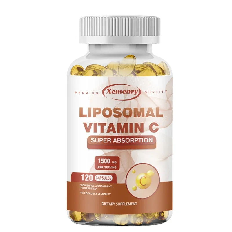 Liposomal Vitamin C - Promotes Collagen Production, Antioxidant, Boosts The Immune System - 120 Capsules
